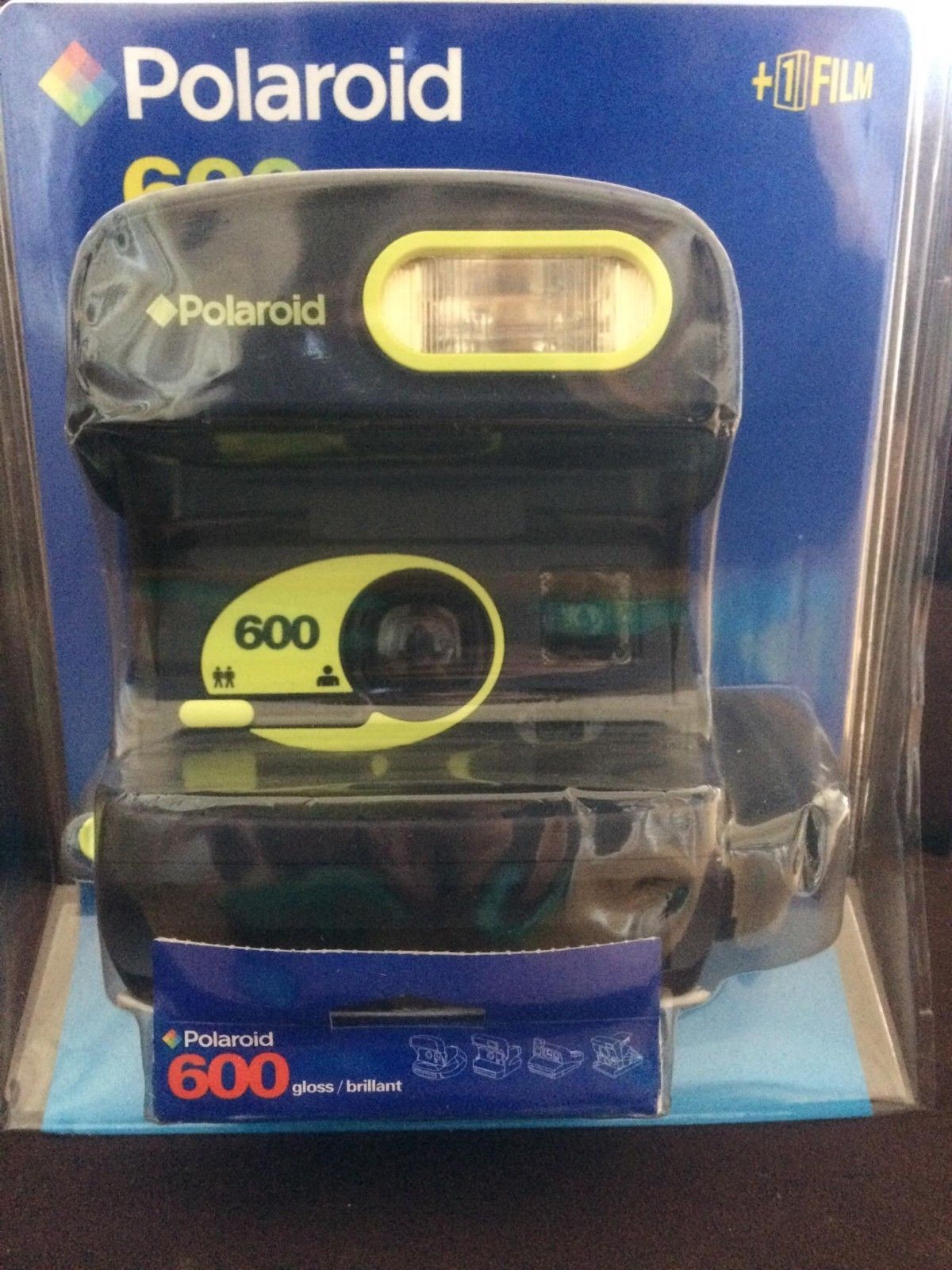 🌇90s🤩 Fun🤩Original90s gift 🎁 Rare neon Facia N Ew Old Stock Polaroid