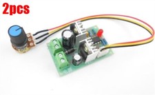 2Pcs Dc Motor 12V-36V Pulse Width Ler Regulat...