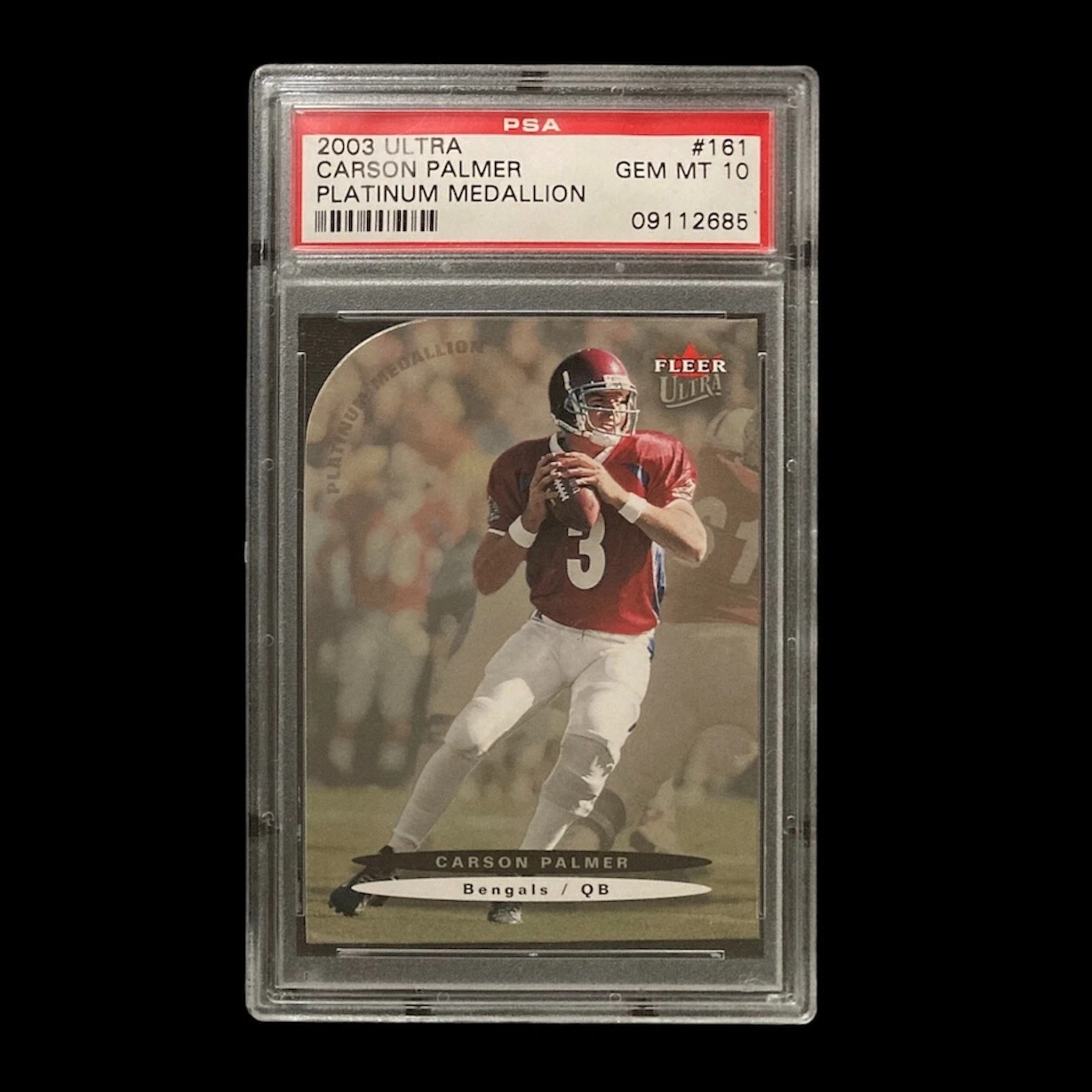 Carson Palmer Ultra #161 Platinum Medallion