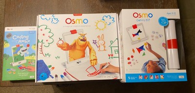 Osmo Lot of 3 Starter Kit for iPad - Creative, Genius, and Coding Awbie