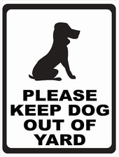 Please Keep Dog out of Yard Sign. Size Options. Dogs No Pooping Grass Lawn Poop