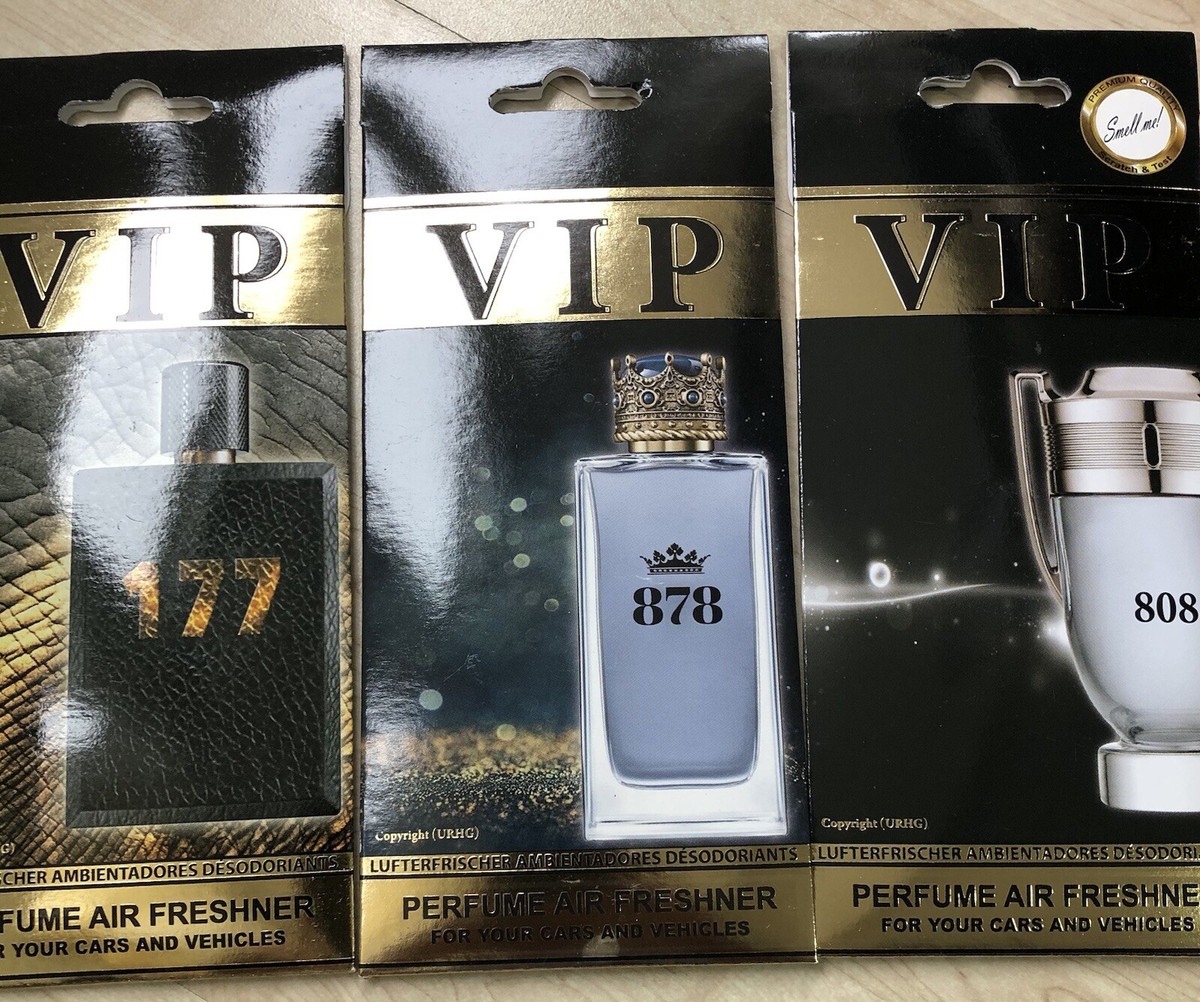 Pack Of Mixed VIP Luxury Perfume Fragrance For Car, No 177, 878, 808