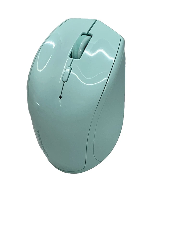 Tecknet Mouse Wireless Computer Optical Teal Button Model M002 Ergonomic Portabl - Image 3 of 4