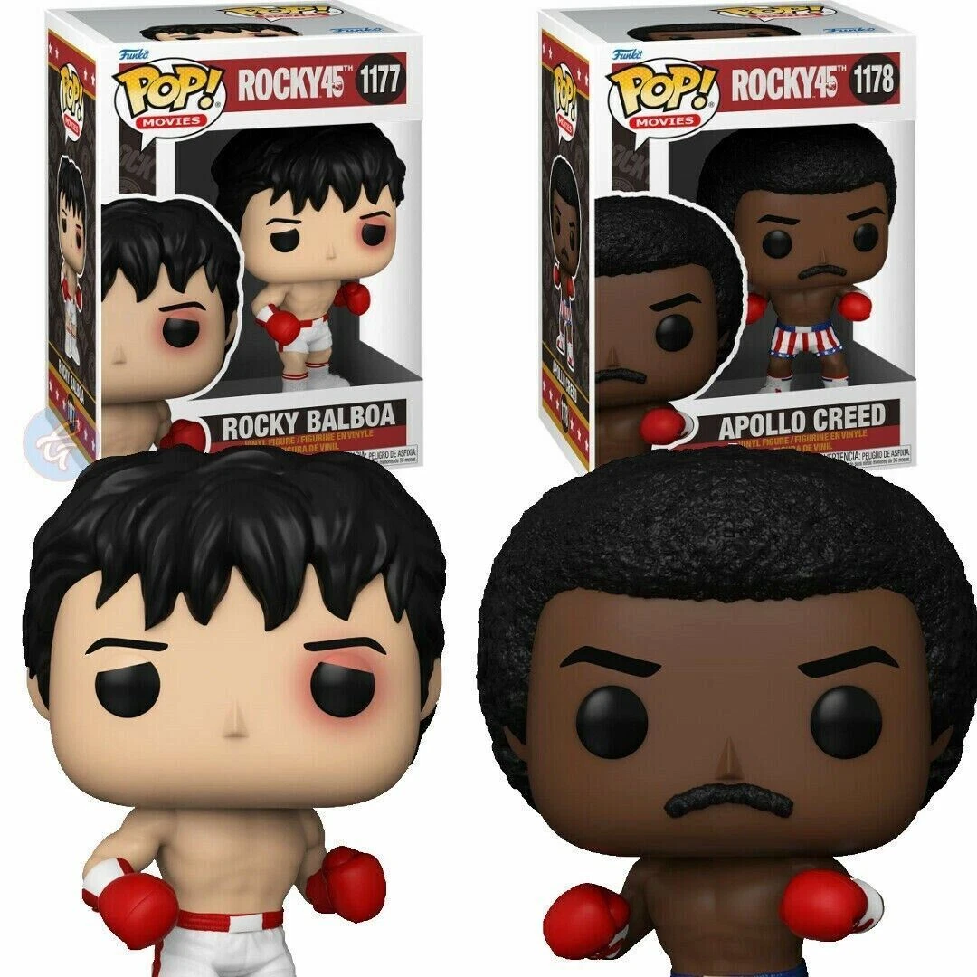 Rocky 45th Anniversary Rocky Balboa & Apollo Creed Funko Pops