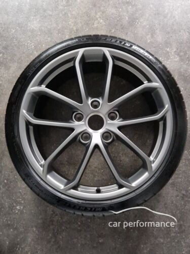 Porsche 982 718 Felgen Spyder Rad 20 Zoll Cayman Boxster Sommerräder dark silver - Bild 2 von 10