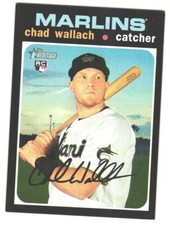 2020 Topps Heritage Chad Wallach #507 RC