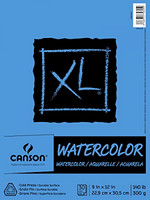 Canson Watercolor Paper Pad, 30-sheet, 9-inch By 12-inch, X-large Canson Watercolor Paper Pad, 30-sheet, 9-inch By 12-inch, X-large