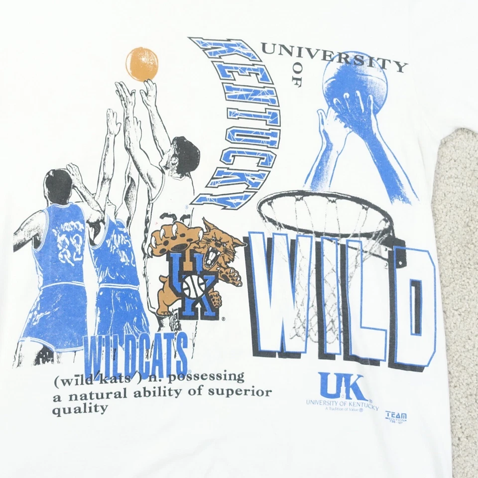 Vintage Shirt Mens Extra Large Kentucky Wildcats All Over Print University Sport - Image 2 of 4