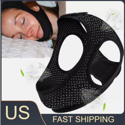 1 Pcs Apnea Snore Stop Belt Anti Snoring Chin Strap Snoreless Sleep Jaw Solution
