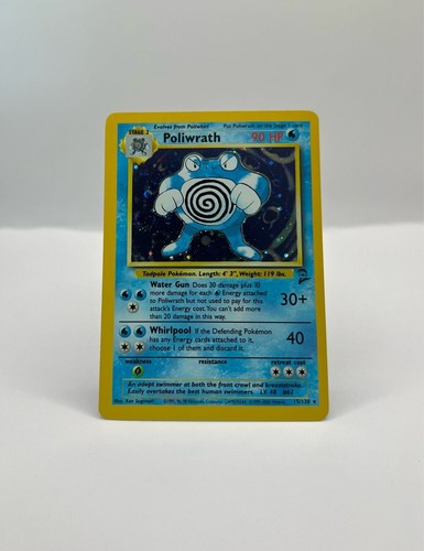 Pokemon - 15/130 Poliwrath NM Holo Base Set 2 (Read Description!) | eBay