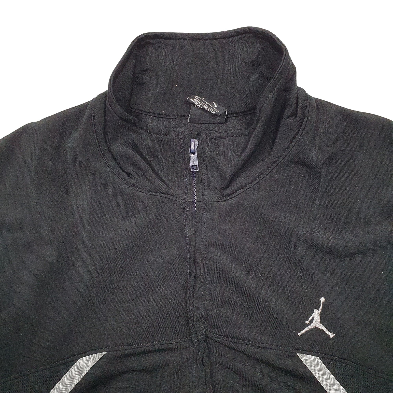 NIKE JORDAN Full Zip Jordan Basketball Chicago Bulls NBA Jumper Sweatshirt L image 2
