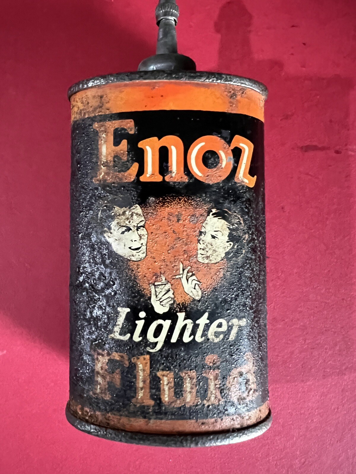 Fluid Lead Top Can.--rare!! Very Old!!