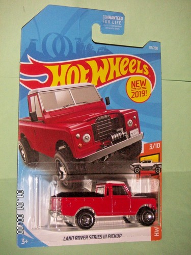 Hot Wheels Land Rover Series III Pickup HW Hot Trucks 1:64 scale New for 2019