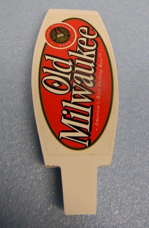 RARE VINTAGE OLD MILWAUKEE BEER TAP HANDLE STROH BREWERY ALLENTOWN PENNSYLVANIA