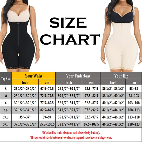 Fajas Colombianas Shapewear Tummy Control Bodysuit High Compression Body Shaper - Picture 14 of 17