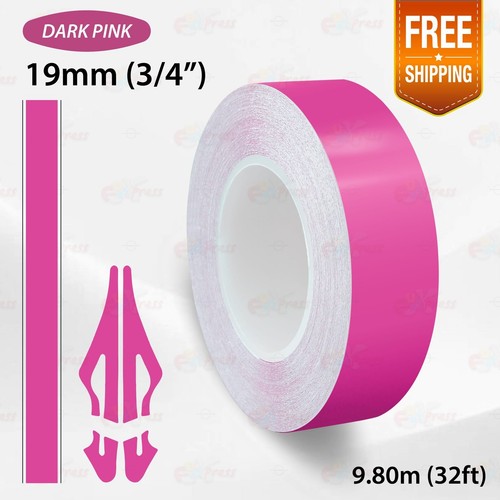 19mm 3/4" Roll PIN STRIPES Car Model Bike Streamline TAPE Decal Vinyl Stickers - Picture 34 of 51