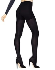 Hanes Women's Perfect Tight Blackout Darkest Coverage Black XS NEW (369)
