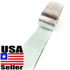 5ft60l 2w Exhaust Header Turbo Manifold Pipe Aluminized Heat Shield Wrap Tape