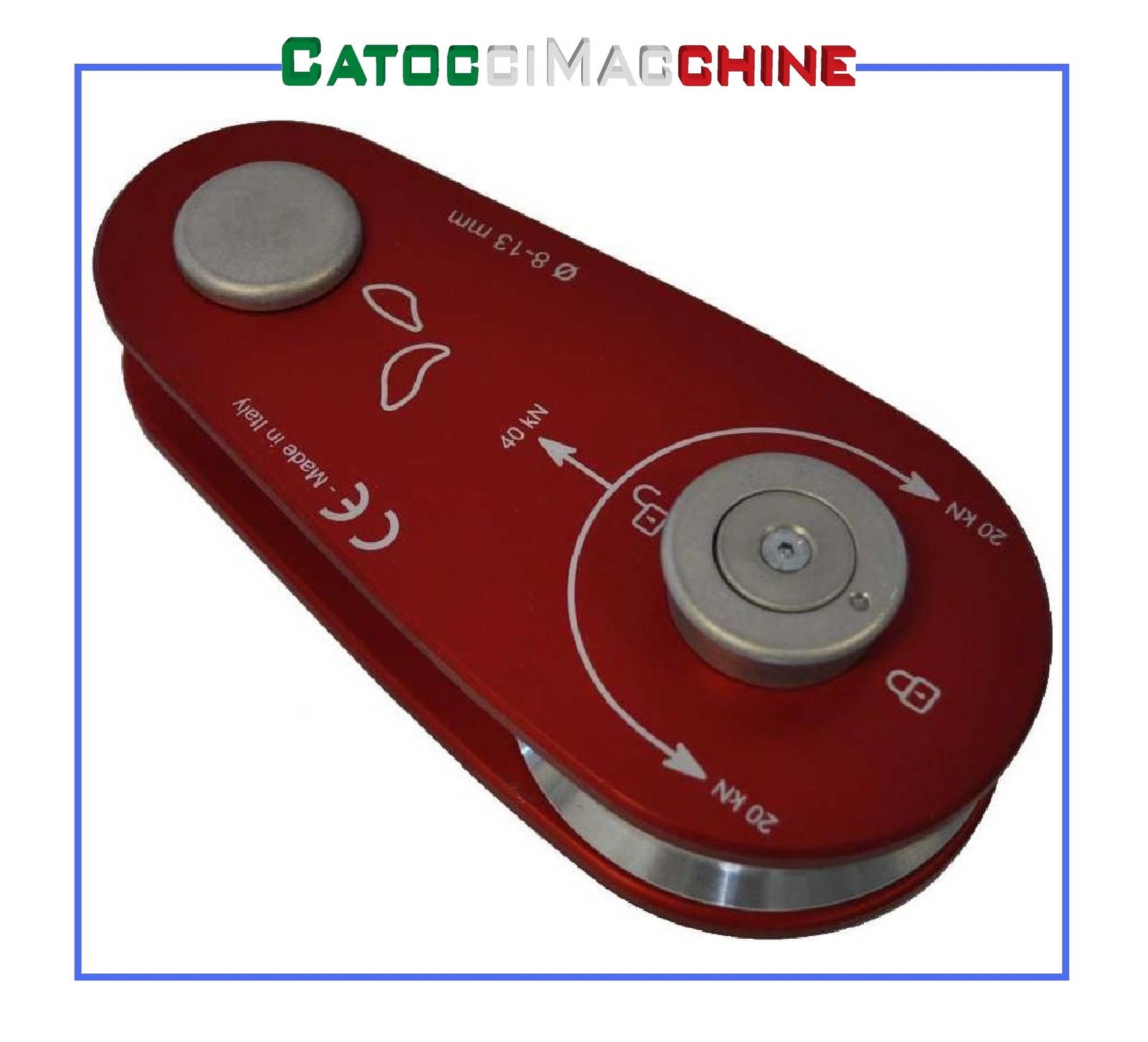 CARRUCOLA DOCMA ALLUMINIO RED PER VERRICELLO FORESTALE 8/13