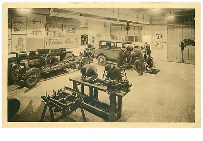 Automobiles No. 25856. Primary School Workshop In Mechanics And Engineering.