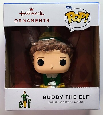 Hallmark Funko Pop Buddy The Elf Christmas Tree Ornament Elf 3  Will Ferrell