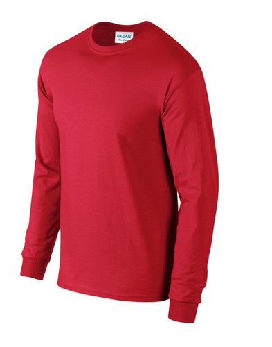 Gildan Ultra Cotton Long Sleeve T-Shirt 100% Cotton - S - 5XL - 21 Colours - New - Picture 48 of 64