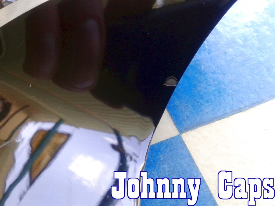 Ruedas ANTERA [62] Tapas centrales NEGRAS/PLATEADAS # A-385 Tapa central de rueda personalizada (1)  Foto 3 de 4