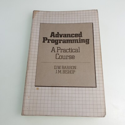 Advanced Programming Practical Course Barron 1984 Taschenbuch