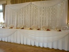 HIRE 6M x3M wedding birthday event stage party backdrop curtain with lights HIRE