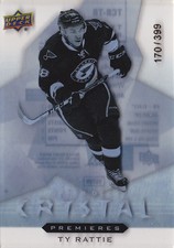 14-15 Trilogy Ty Rattie /399 Crystal Premieres Rookie St. Louis Blues 2014
