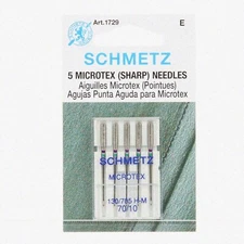 PrecisionStitch Microtex Needles - Size 10/70, 5-Pack