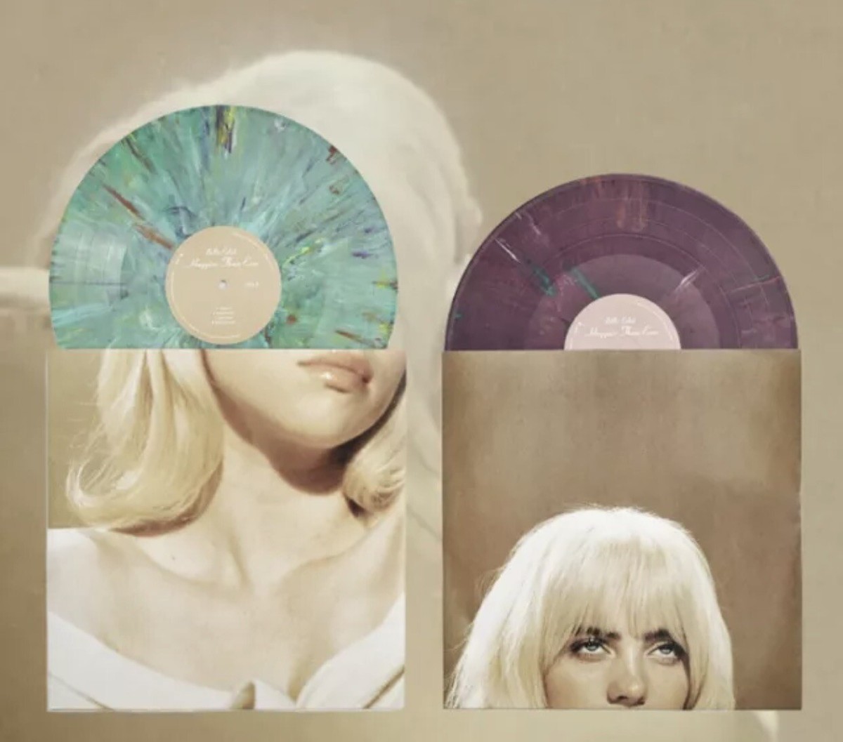 Billie Eilish X GUCCI - Happier Than Ever Vinyl Box & Nail 