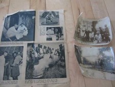 1955 BROTHER FIDELIS FATHER MURPHY HUNTING AFRICA NEWSPAPER ARTICLE PICS