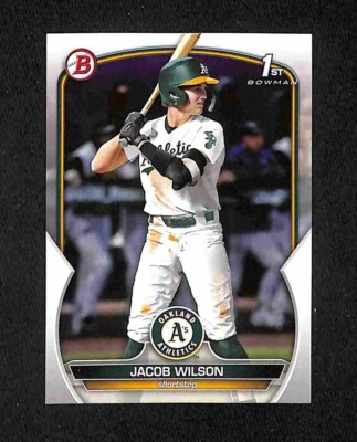 2023 Bowman Draft - Jacob Wilson #BD-121 (RC) Oakland Athletics 1st Bowman