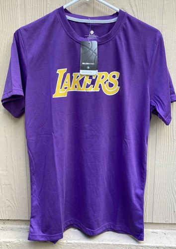 NWT Los Angeles Lakers NBA Fanatics Men's Purple "James 23" Short Sl T-shirt SM - 第 1/3 張圖片
