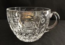 NWT! ROGASKA GALLIA 2-3/4" x 3-1/2" CRYSTAL FLAT PUNCH CUP FLAT BASE -- Quantity