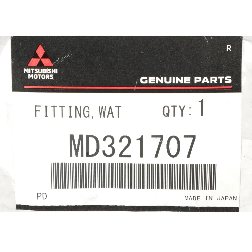 Cubierta de carcasa de termostato original Mitsubishi Eclipse 1999-2005 MD321707 OEM Foto 4 de 4