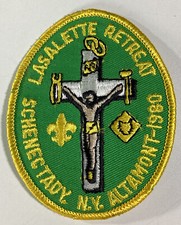 BSA BOY SCOUTS OF AMERICA Patch Vtg 1980 Schenectady New York Lasalette Altamont