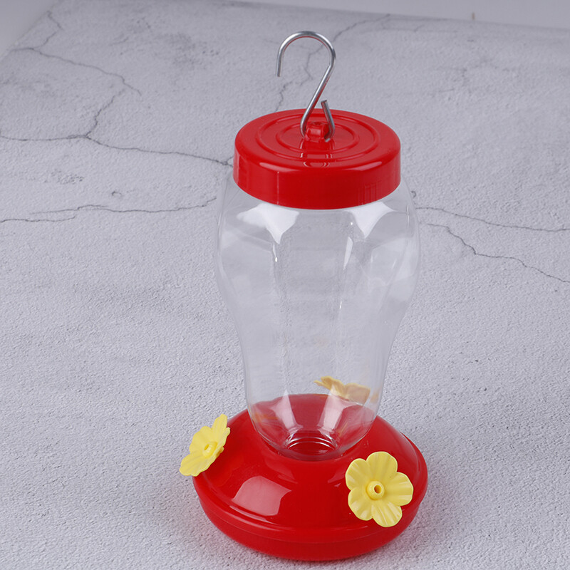 1PC Plastics Bird Water Feeder Bottle Hanging Hummingbird Feeder Garden