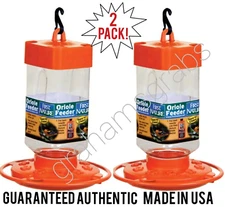 FIRST NATURE ORIOLE FEEDER 32 OZ WIDE MOUTH #3088 EASY FILL & CLEAN - 2 PACK USA