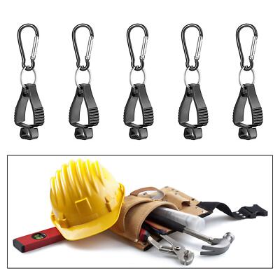 5 Pieces Grabber Holder Carabiner Hook Labor Worker Belt