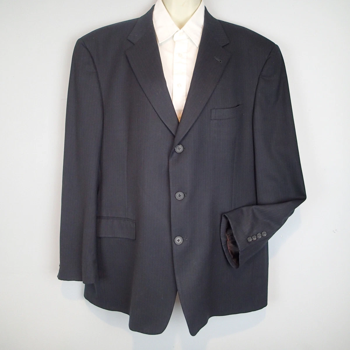 Burberry Men s Blazer Sport Coat 3 Button Sports Jacket navy Blue