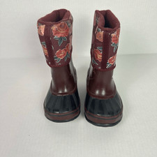 Sorel Burgundy Cuff Boot Toddler size 8