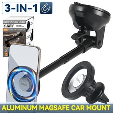 360 Rotation MAGSAFE Magnetic Car Phone Holder Mount For iPhone 17 16 15 14 GPS