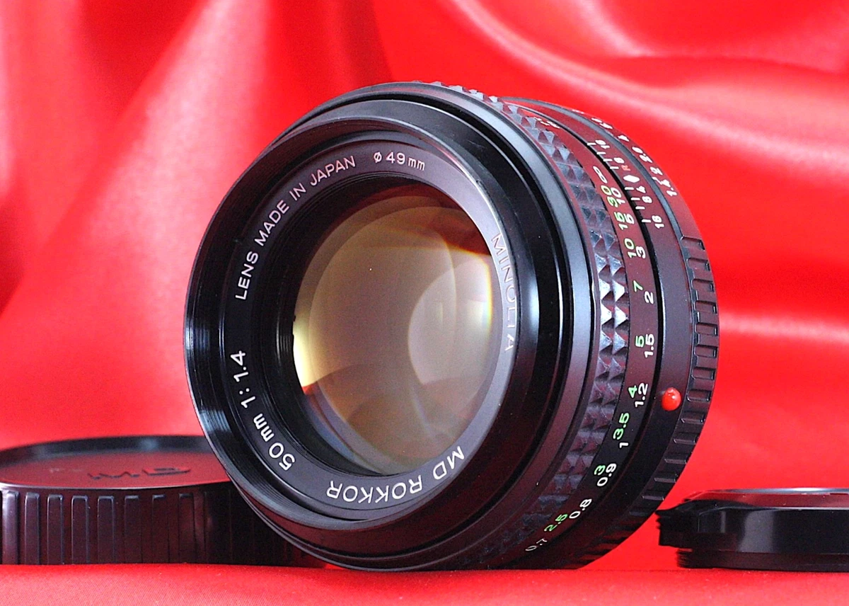 Minolta MD f/1.4 Lenses 50mm Focal for sale | eBay