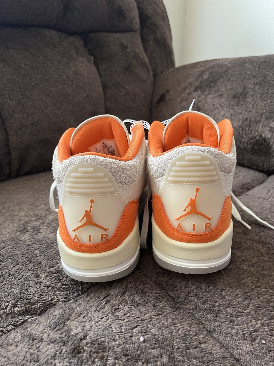 Jordan Air Jordan 3 Retro TEX Starfish White Orange Textile IH7694