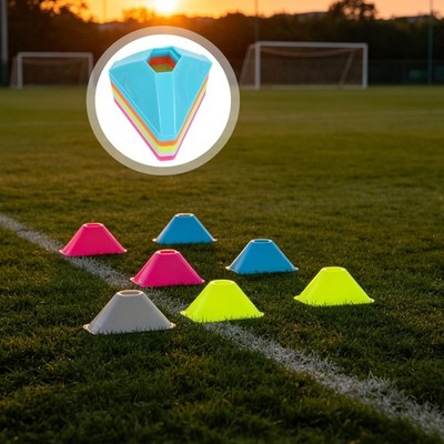 30 Pcs Fußball Equipment Training Fußball-Übungsausrüstung Markierungsscheiben