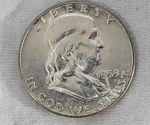 1959 Franklin Half Dollar in BU Condition