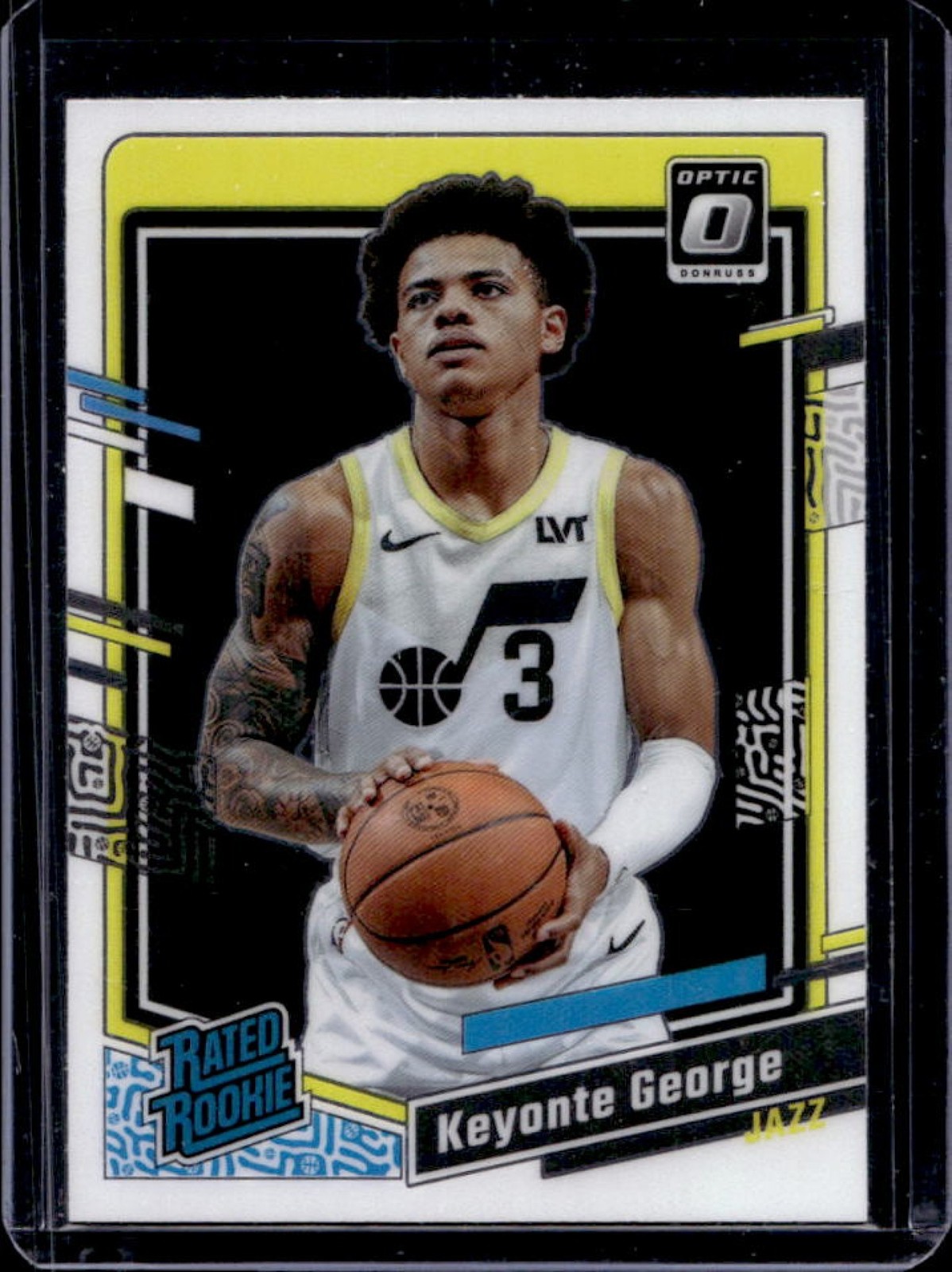 2023-24 Panini Donruss Optic Keyonte George RC Rated #223 Jazz Rookie
