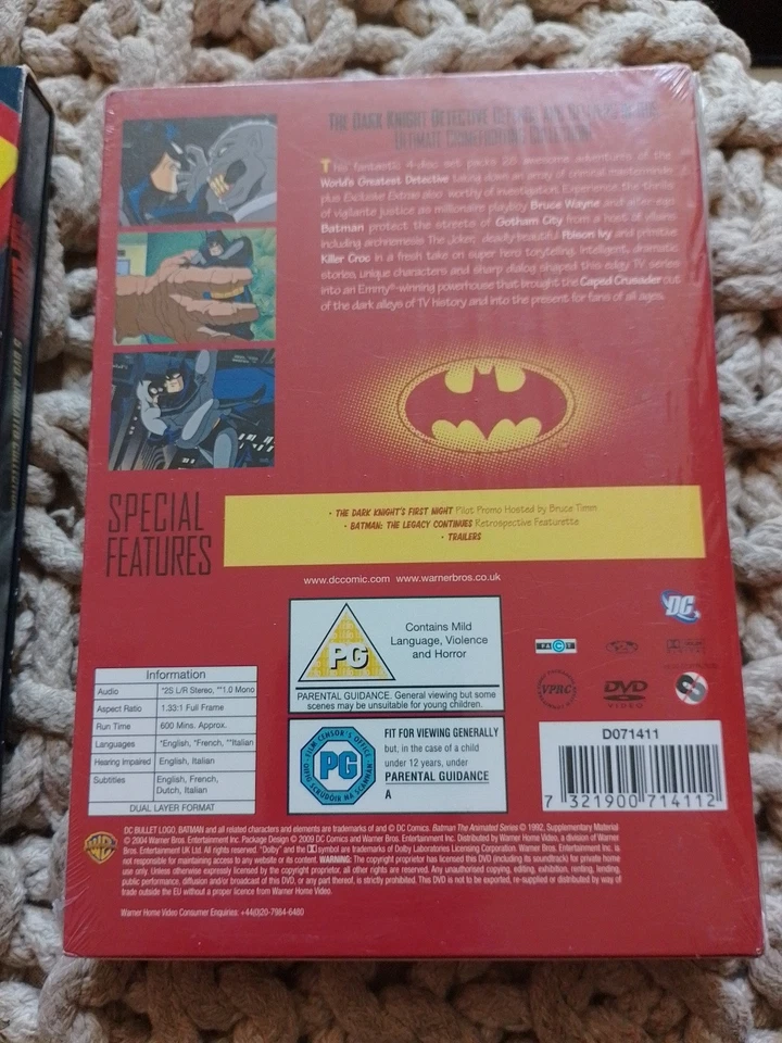 Superman 5 Dvd Animated Collection/ Also Batman The Animated Series Vol1 New. - Image 2 of 4